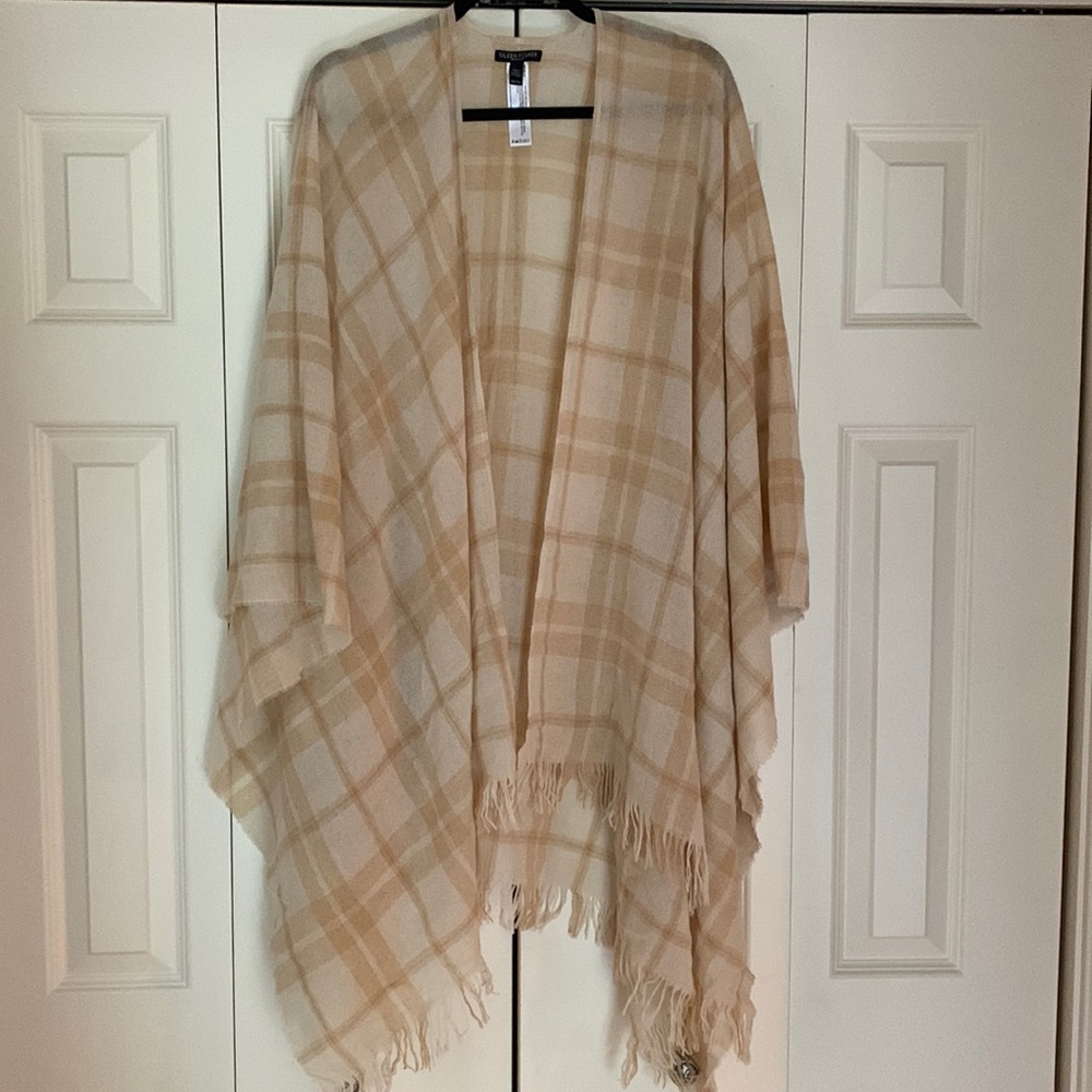 Eileen Fisher Wool/Cashmere Ruana